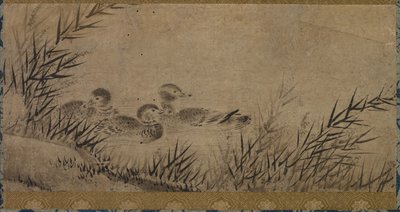 鸭子和芦苇，十七世纪。 作者 不明