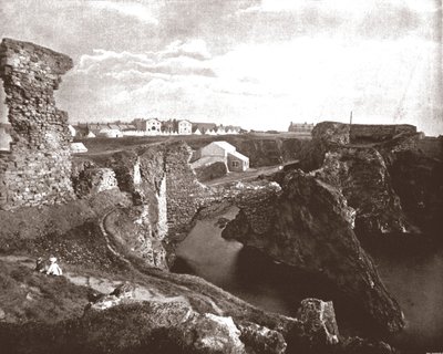 邓巴城堡，苏格兰东洛锡安，1894年。 作者 不明