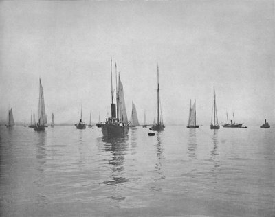 1897年，纽约湾清晨。 作者 不明