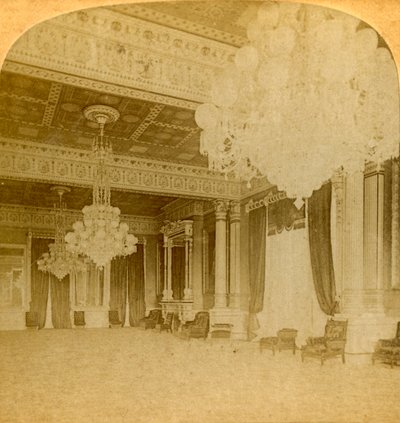 华盛顿特区美国总统大厦东室，1900年。 作者 不明
