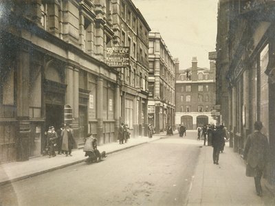 伦敦Jewin街东端，约1920年 作者 不明
