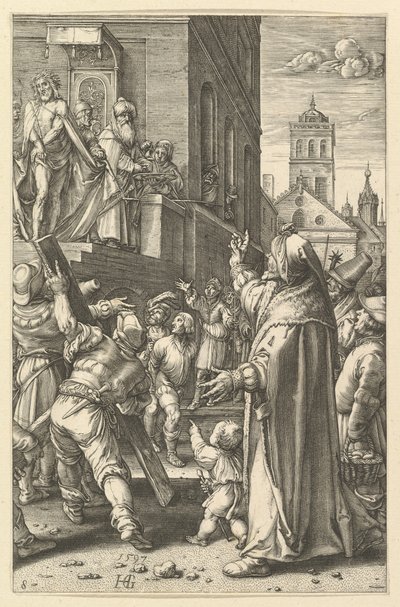 Ecce Homo，摘自《基督受难记》。 1598-1617。 作者 不明