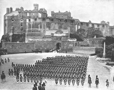 爱丁堡城堡，苏格兰爱丁堡，1894年。 作者 不明