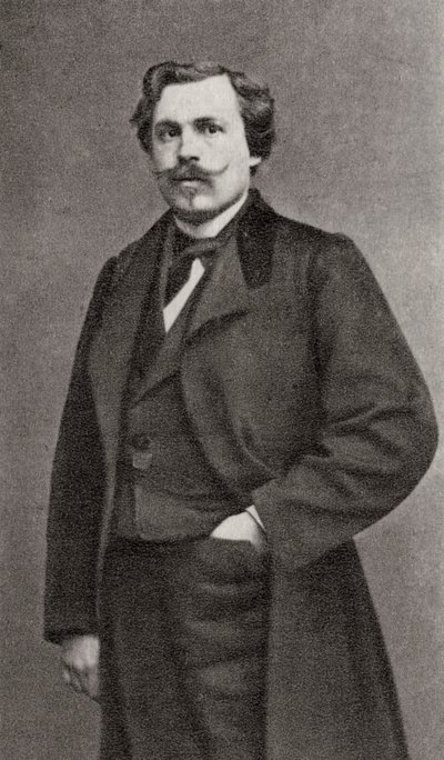Edmond de Goncourt，法国作家，1868年 作者 不明
