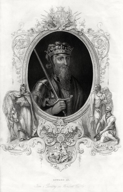 1860年，英格兰国王爱德华三世 作者 不明