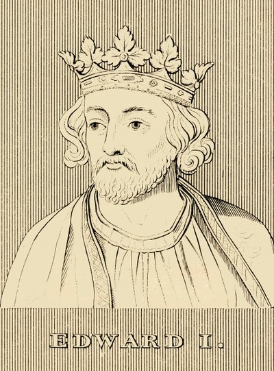 爱德华一世（Edward I），1239-1307，1830。 作者 不明