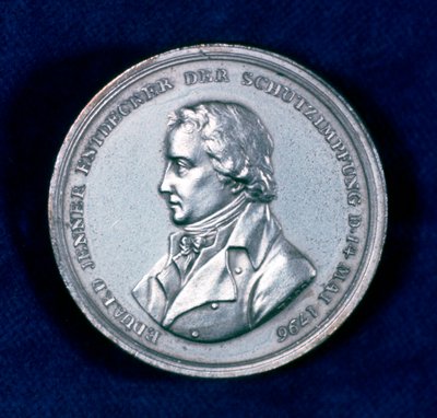 爱德华·詹纳（Edward Jenner），英国医师，1800年 作者 不明