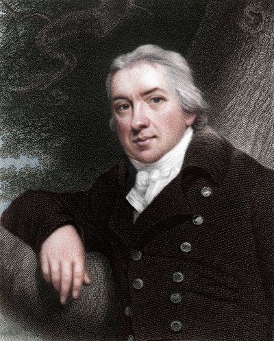 爱德华·詹纳（Edward Jenner），英国医师，1837年。 作者 不明