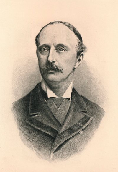 爱德华·斯坦霍普（Edward Stanhope），1840-1893年，英国保守党政客，1896年 作者 不明