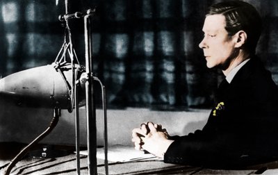 爱德华八世于1936年12月11日向美国和帝国广播退位。 作者 不明