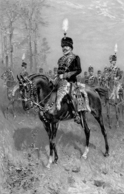 爱德华七世（Edward VII），第10轻骑兵首领，1902年上校 作者 不明