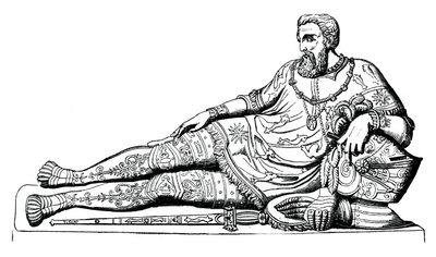 Philippe de Chabot雕像，法国海军上将，约1870年，1870年 作者 不明