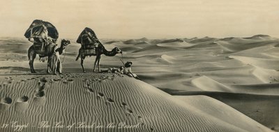 埃及-沙漠中的陆地海，c1918-c1939。 作者 不明