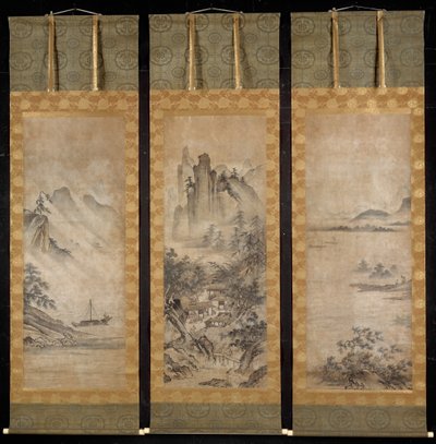 湘江八景》，16世纪。 作者 不明