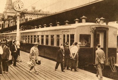 电动多单元火车，苏联莫斯科，1920年代 作者 不明