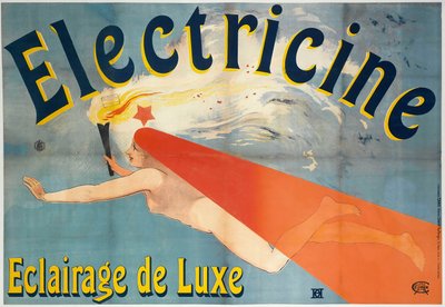 Electricine.Eclairage de Luxe, 1896. 作者 不明