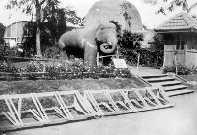 大象雕像，维多利亚花园，孟买，印度，c1918 作者 不明