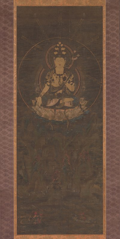 福达拉卡山上的十一头观音，13世纪。 作者 不明