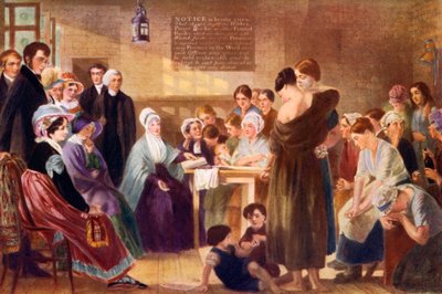 伊丽莎白·弗莱（Elizabeth Fry 1780-1845）参观纽盖特监狱，1926年 作者 不明