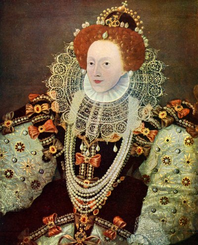 伊丽莎白一世（Elizabeth I），英格兰和爱尔兰女王，c1588，c1902-1905 作者 不明