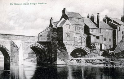 Elvet Bridge，达勒姆（Durham），1905年 作者 不明