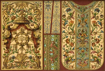刺绣，皮革挂毯，金匠作品，17、18、19世纪，1898年。 作者 不明