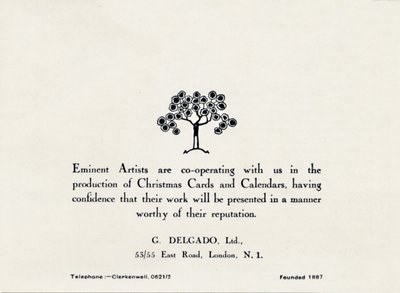杰出艺术家-G Delgado，Ltd.，1935年 作者 不明