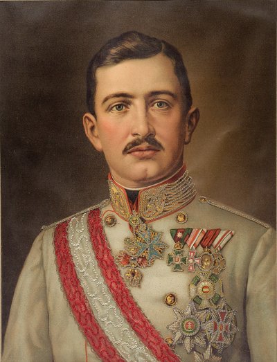 匈牙利国王查理一世（1887-1922年），匈牙利国王，c。 1917年。 作者 不明