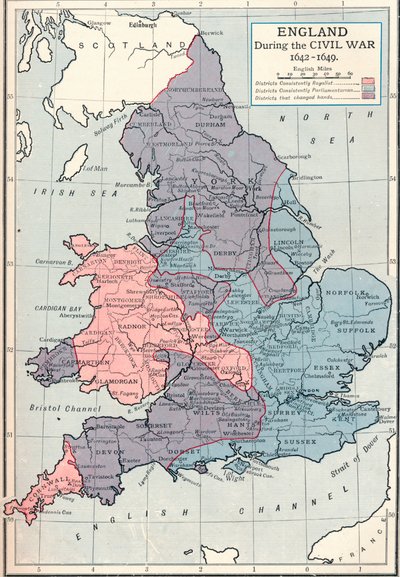 内战期间的英国，1642-1649年1905年 作者 不明
