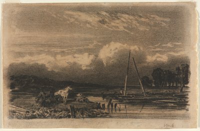 儒略·杜普雷（JulesDupré），1800年代后的英国风景。 作者 不明