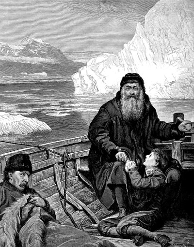 英国航海家亨利·哈德森（Henry Hudson）1550-1611年的最后一次航行 作者 不明