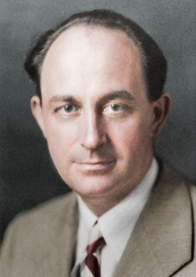 恩里科·费米（Enrico Fermi），意大利裔美国核物理学家，c1938年 作者 不明