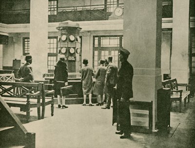 伦敦航空站入口大厅，1927年 作者 不明