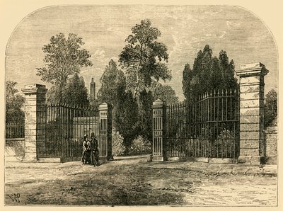 布伦普顿公墓入口，建于1876年。 作者 不明