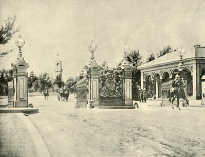 1901年，进入墨尔本政府大楼。 作者 不明
