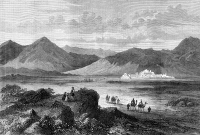 阿富汗开伯尔山口和加姆罗德堡的入口，1878年 作者 不明