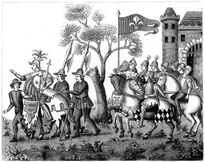 埃皮内特国王的入境，1849年 作者 不明