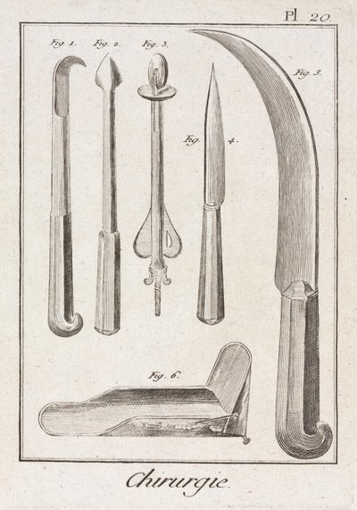 Equipment, Early-Modern Surgical knives 作者 不明
