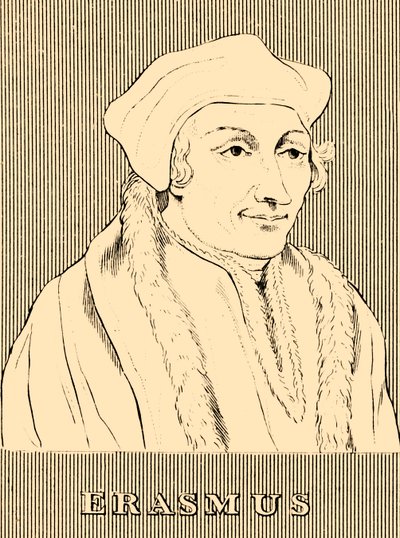 伊拉斯mus（Erasmus），1466-1536，1830年。 作者 不明