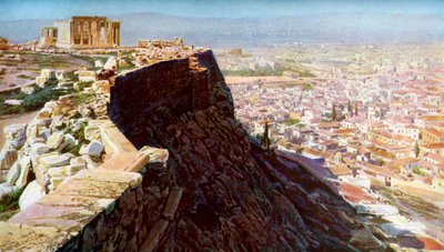 Erechtheion，希腊雅典，c1924 作者 不明