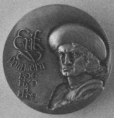 波美拉尼亚的埃里克（Eric of Pomerania）1382-1459。 1978年历史勋章 作者 不明