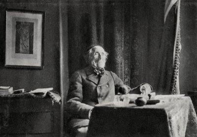 法国戏剧家欧内斯特·莱格夫（Ernest Legouve），1887年 作者 不明