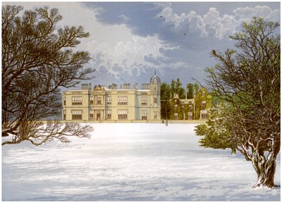 约克郡埃什顿·霍尔（Eshton Hall），男爵威尔逊（Baronet Wilson）的住所，大约1880年 作者 不明
