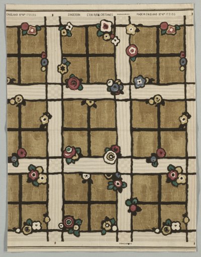 19世纪晚期，伊顿乡村（Eton Rural）Cretonne号172135。 作者 不明
