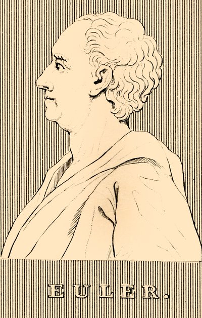 欧拉（Euler），1707-1783年，1830年。 作者 不明