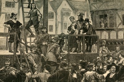 汤金斯和查隆纳的死刑，1897年。 作者 不明