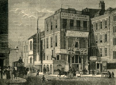 1826年（1881年）的埃克塞特（Exeter）变化。 作者 不明