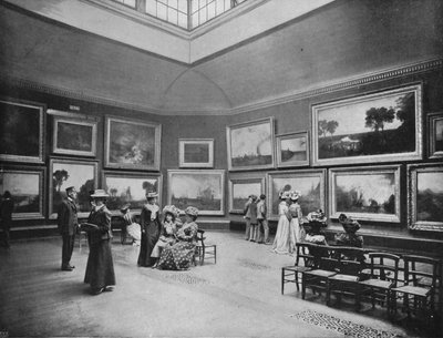 1903年在伦敦国家美术馆举行的威廉·特纳绘画展 作者 不明