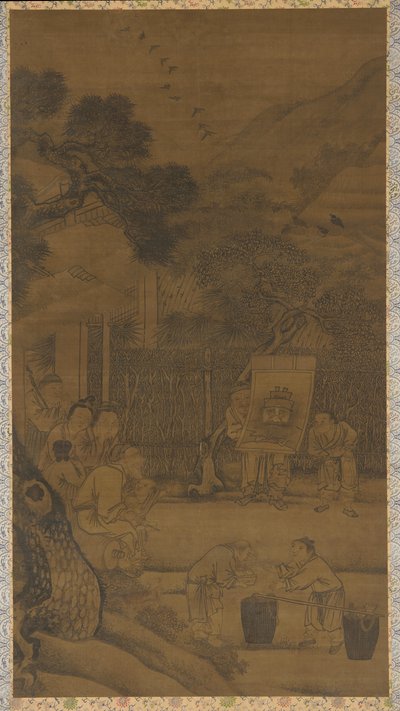 驱魔出户，明朝，16世纪。 作者 不明