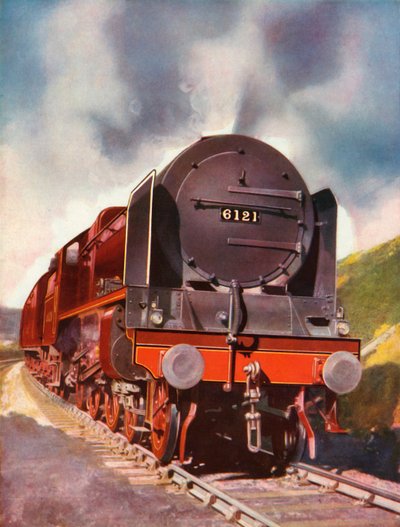 1935-36年皇家苏格兰4-6-0级特快客运机车。 作者 Unbekannt